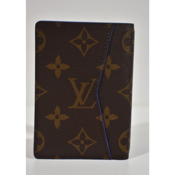 Louis Vuitton NBA Brown Monogram Canvas Red Logo Patch Pocket Organizer Wallet - Picture 5 of 8